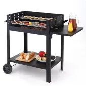 Tepro Barbecue au charbon de bois Chill&Grill Barbecue au charbon de bois Lambada, surface de cuisson : env. 68 x 44 cm