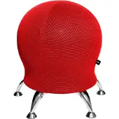 Topstar Tabouret Sitness 5, avec ballon de gymnastique intégré, capacité de charge jusqu'à 110 kg, rouge