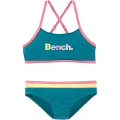 Bench Bikini jaune / pétrole / rose clair