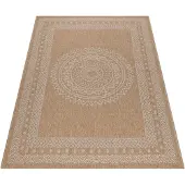 Ayyildiz Teppiche Ayyildiz | Tapis d'extérieur Dhaka - 120 cm x 170 cm - Beige - Durable et élégant - Résistant aux UV