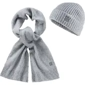 HUGO Set Sarmi 10263015 Red Scarf Gris Femme