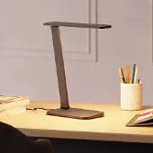 Forlight Lampe de table Zenit noire avec sélecteur de température
