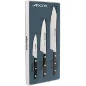 Jamon Arcos - Coffret 3 Couteaux ForgãS - Manhattan - Noir