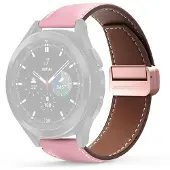 DUX YA bracelet en cuir 22 mm rose