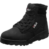 FILA Bottines à lacets 'Grunge II' rouge / noir / blanc