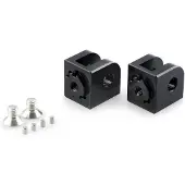 Puig 20241n Honda Pilot Footpegs Support Argenté