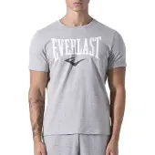 Everlast Fitted Logo Short Sleeve T-shirt Gris M Homme