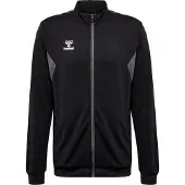 Hummel Veste de survêtement 'Authentic' gris / noir / blanc