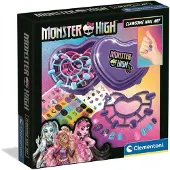 Clementoni - Dark Nail Monster High - Ongles artificiels à décorer sur le thème de Monster High - dès 6 ans