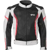GMS Samu Mesh Veste Moto Textile Grise Noire Rouge Taille M