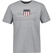Gant T-Shirt bleu marine / gris chiné / bordeaux / blanc