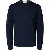 Selected Pull-over 'SLHTRAY' bleu nuit