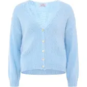 Zwillingsherz Cardigan bleu clair
