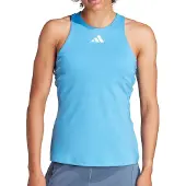 Adidas Y-tank Sleeveless T-shirt Bleu L Femme