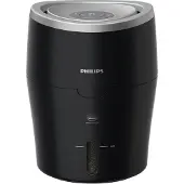 Philips Humidificateur d'air 2000 Series, NanoCloud pour jusqu'à 99% de bactéries en moins, jusqu'à 44 m², noir (HU4814/10)