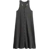 Superdry Beach Sleeveless Midi Dress Gris XL Femme