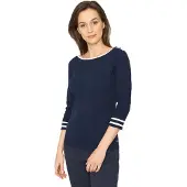 Sea Ranch Charlotte 3/4 Sleeve T-shirt Bleu L Femme