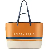 Delsey PARIS sac à épaule sac shopper Croisiere Tote Bag Roland Garros Orange multicolore
