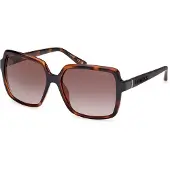 GUESS Gu00157 Woman Sunglasses Marron Femme