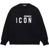 Dsquared2 Kids Dq2667 Sweatshirt Noir 8 Years Enfants