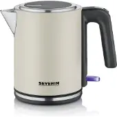 Severin Bouilloire sans fil 1l 2400w inox laqué beige - - WK9577 -