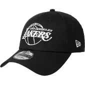 New Era Nba Los Angeles Lakers Essential Outline 9forty Cap Blanc,Noir