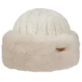 Barts Fur Cable Bandhat Beanie Blanc Homme,Femme