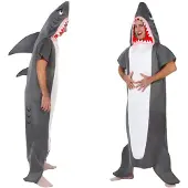 Atosa Shark Costume Gris XL Enfants