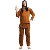 My Other Me Fun Company Indian Man Costume Marron XL Enfants