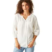 Regatta Natuna 3/4 Sleeve Shirt Blanc 34 Femme