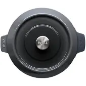 Woll Casserole avec couvercle Ø 28 cm, Poêle + casserole, Gris