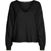 Vero Moda Pull-over 'VMBreeze' beige / noir