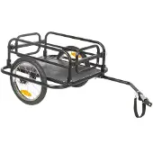 M-Wave Stalwart Carry Fold 2 Bike Trailer Noir Max 40 kg Garçon