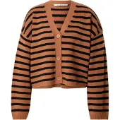 EDITED The Label Cardigan 'Edana' marron / noir