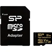 Silicon Power memory card microSDHC 32GB High Endurance + adapter