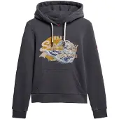 Superdry Sweat-shirt 'Tokyo' bleu cobalt / aqua / miel / gris foncé
