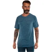 Trangoworld Bozen Short Sleeve T-shirt Bleu M Homme