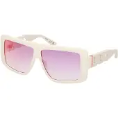 GUESS Gu00109 Woman Polarized Sunglasses Blanc Femme