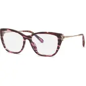 Chopard Lunettes de Vue VCH368S 55/16/135 Bordeaux striato lucido Acetato WOMAN VCH368S