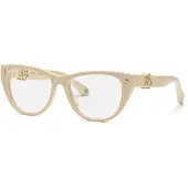 Roberto Cavalli Vrc045 Femme avec lunettes Beige Beige Taille unique