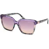 Guess Marciano Marciano Gm00009 Damen-sonnenbrille Lila Gradient Or Mirror Violet Mann Lila Gradient Or Mirror Violet