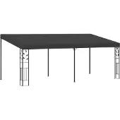 The Living Store Wand-Pavillon 6x3x,5 m Anthrazit