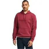 Timberland pour homme. TB0A6VFJ6001 Sweat à capuche Hampthon rouge (XL), Casuel, Coton