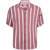 Jack & Jones Resort Short Sleeve Shirt Rose S Homme