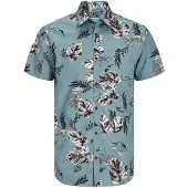 Jack & Jones Oshua Floral Short Sleeve Shirt Multicolore S Homme