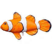 Gaby The Ocellaris Clownfish Medium Pillow Orange
