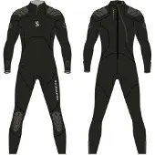 SCUBAPRO Everflex Yulex 7.5/5.0 Mm Woman Diving Wetsuit Noir S Femme