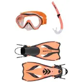 BEUCHAT Oceo Pmt Snorkeling Set Orange EU 24-26