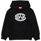 Diesel Kids J01775 Sweatshirt Noir 8 Years Garçon