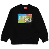 Diesel Kids J01774 Sweatshirt Noir 4 Years Enfants
